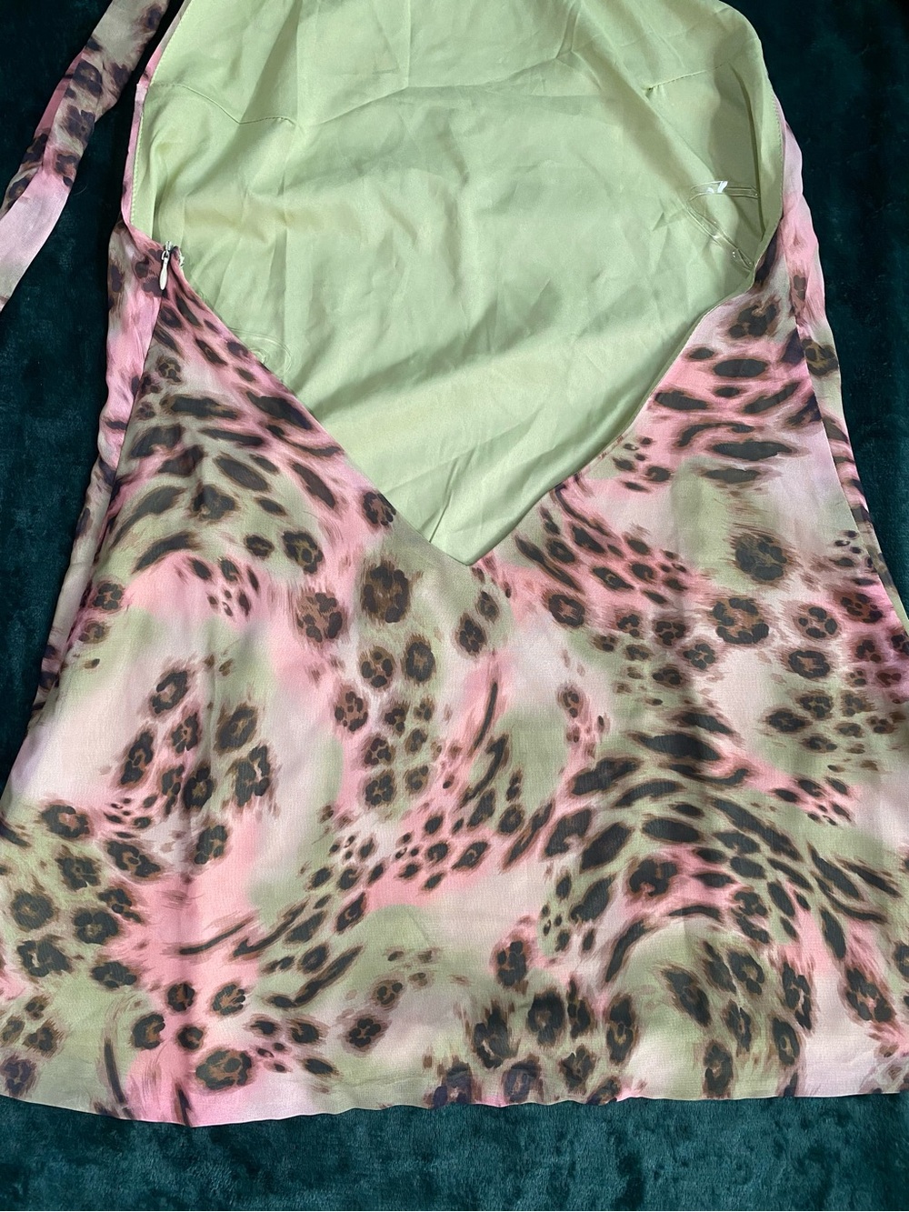 Peppermayo Kiska Mini Dress in Swirl Leo halter tie US size 8 - Picture 7 of 9